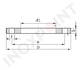 Фланец нержавеющий плоский PN 16 Dn 32 (35 мм) AISI 304, DIN